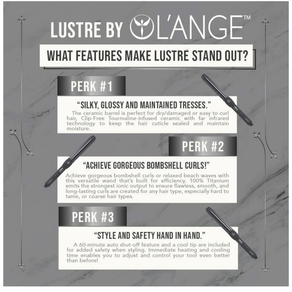 L'ANGE Lustre 32mm Tourmaline Digital Wand - Picture 8 of 10